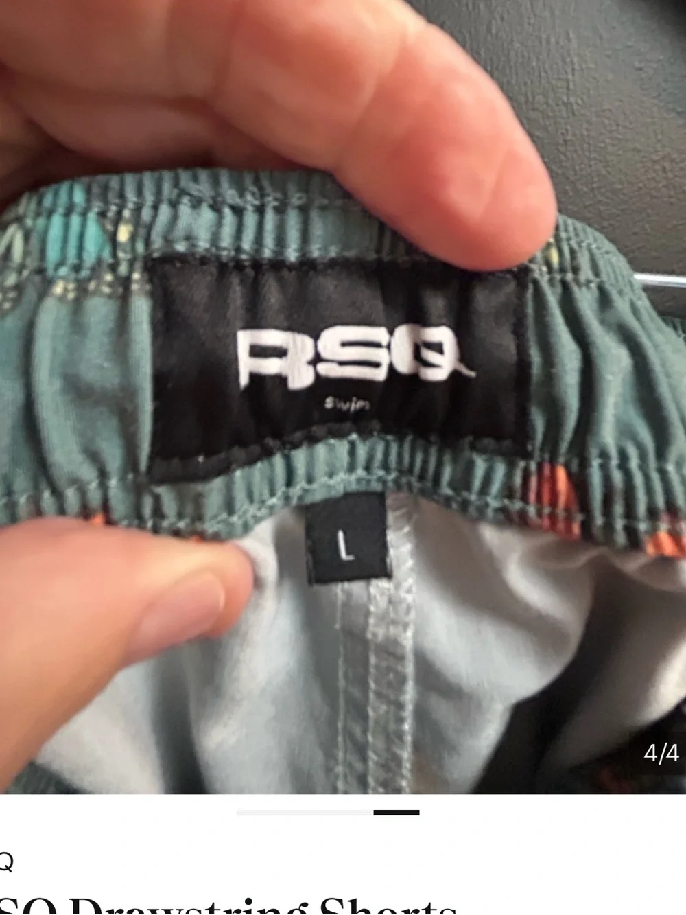 2 pack of RSQ and LIRA Drawstring Swim Trunks-2 pack